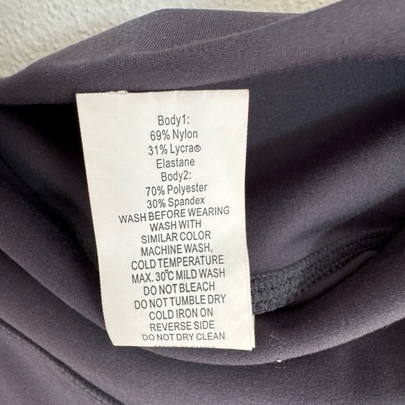 Zyia Active Parallel Luxe Neon Yellow Leggings - Picture 7 of 7